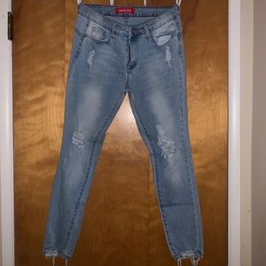 Light Blue Ripped Jeans